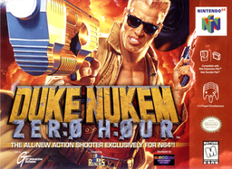 Duke Nukem Zero Hour box art for Nintendo 64